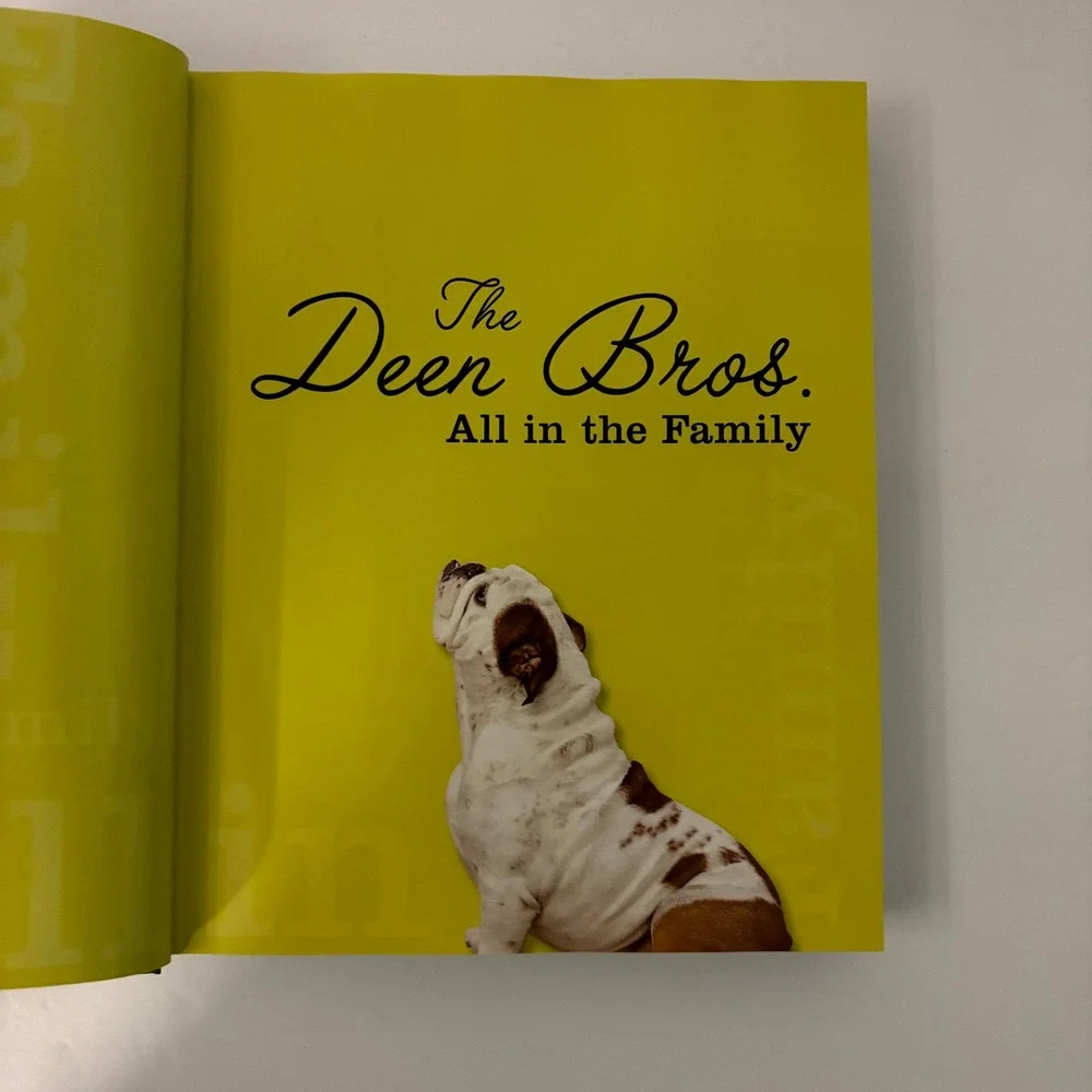 The Deen Bros All in the Family Cookbook Hardcover 2013 Jamie Bobby Deen